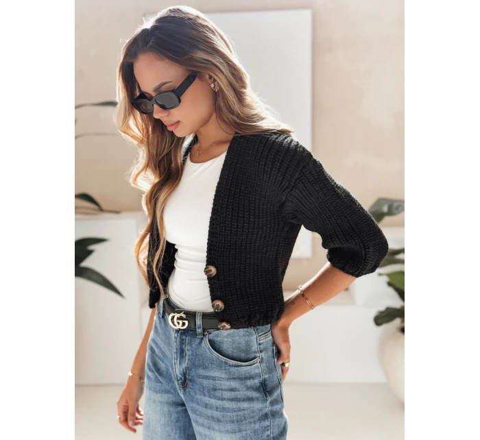 dámský svetr černý Dstreet model 21967048 - FashionStreet dámský svetr černý Dstreet model 21967048 - FashionStreet