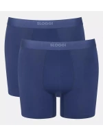 Pánske boxerky EVER Ease Short 2P - neznáme - modré 6312 - SLOGGI Pánske boxerky EVER Ease Short 2P - neznáme - modré 6312 - SLOGGI
