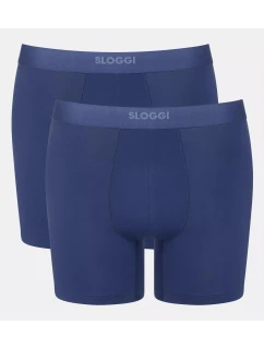 Pánske boxerky EVER Ease Short 2P - neznáme - modré 6312 - SLOGGI