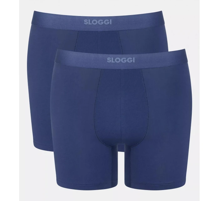 Pánske boxerky EVER Ease Short 2P - neznáme - modré 6312 - SLOGGI Pánske boxerky EVER Ease Short 2P - neznáme - modré 6312 - SLOGGI