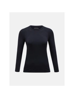 Termo tričko Peak Performance W Magic Crew black