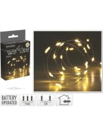 LAMPKI NA GIRLANDA 100 LED CIEPŁY BIAŁY model 21832624