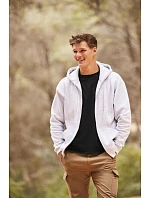 Premium Hooded Sweat Jacket Mikina s kapucí model 22454815 heather grey - Fruit of the Loom Premium Hooded Sweat Jacket Mikina s kapucí model 22454815 heather grey - Fruit of the Loom