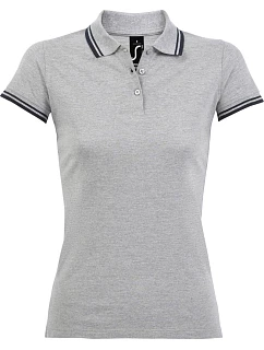 SOL'S Pasadena Women Dámské piqué polo grey navy model 22521912