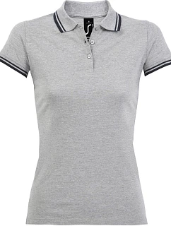 SOL'S Pasadena Women Dámské piqué polo grey navy model 22521912