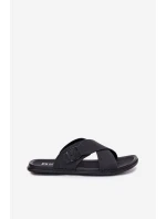 Pánské Kožené Sandały S Přezkou Big Star model 21693015 Černé - Big Star Shoes