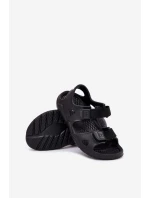 Piankowe Sandały Dziecięce Big Star RR374513 Czarne