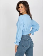 Blúzka DHJ BZ 13866.92P svetlo modrá