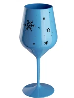 ZIMĚNKA - modrý nerozbitný pohár na víno 470 ml ZIMĚNKA - modrý nerozbitný pohár na víno 470 ml