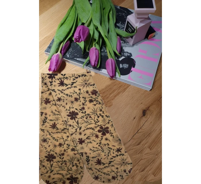 Dámske vzorované ponožky Magnetism lycra 20 den