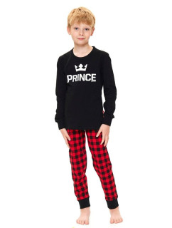 Chlapčenské pyžamo Prince čierne