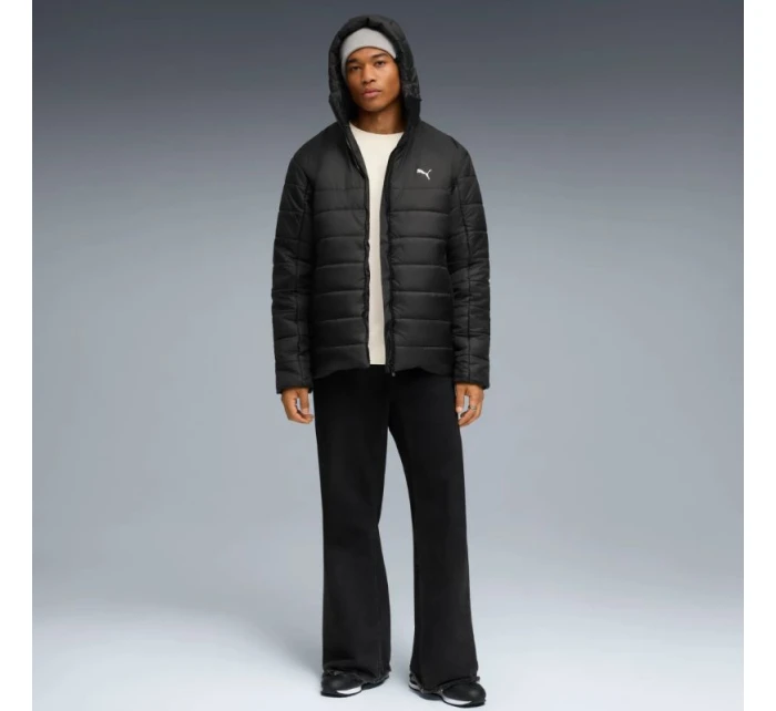 Pánska zateplená bunda Puma ESS s kapucňou Black 685211 01 Pánske Pánska zateplená bunda Puma ESS s kapucňou Black 685211 01 Pánske