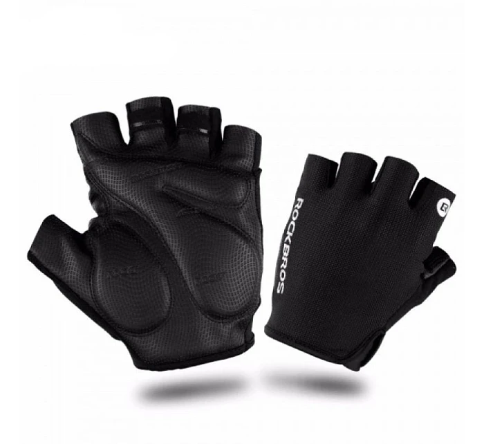 Cyklistické rukavice Rockbros S106BK veľkosť L - čierne