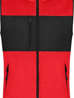 JN Pánská fleecová vesta 02. red/black model 22414779 - Daiber