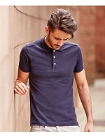 Pánské elastické piqué polo 10. light oxford model 22473887 - Russell Athletic Pánské elastické piqué polo 10. light oxford model 22473887 - Russell Athletic