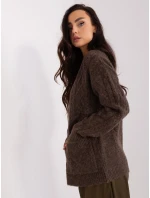 Sweter AT SW model 18959533 brązowy - FPrice Sweter AT SW model 18959533 brązowy - FPrice