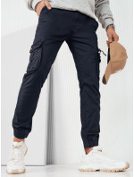Pánske tmavomodré nákladné nohavice Dstreet UX4181