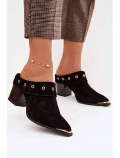 Žabky na podpätku model 225358 Krok vo veľkom štýle