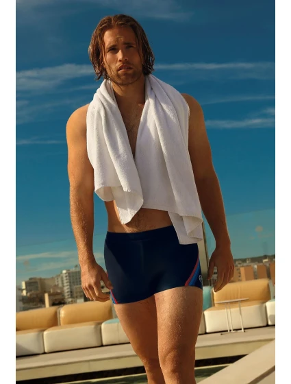 Pánské plavky boxerky Sport model 19155601 - Self Pánské plavky boxerky Sport model 19155601 - Self