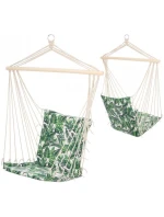 BRAZÍLSKA ZÁVESNÁ SEDAČKA HAMAK 100x50 cm NATURE S VNÚTORNÝM POLŠTÁROM JUNGLE LIGHT BRAZÍLSKA ZÁVESNÁ SEDAČKA HAMAK 100x50 cm NATURE S VNÚTORNÝM POLŠTÁROM JUNGLE LIGHT