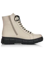 Rieker W X3428 béžové zateplené topánky