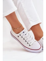 Trampki Damskie Niskie Big Star DD274A232 Białe Trampki Damskie Niskie Big Star DD274A232 Białe