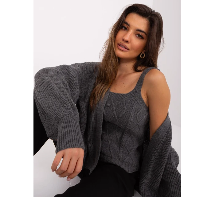 Komplet BA KMPL model 19011892 ciemny szary - FPrice Komplet BA KMPL model 19011892 ciemny szary - FPrice