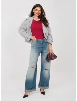 Top model 22024830 ciemny czerwony - FPrice