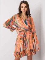 Šaty DHJ SK 12220 4.21 oranžová Šaty DHJ SK 12220 4.21 oranžová