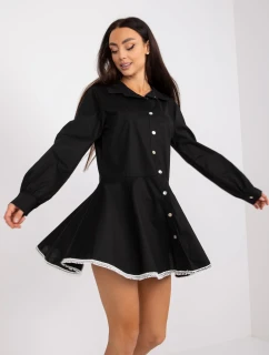 Dámske šaty-DHJ-SK-6801.63P-čierne