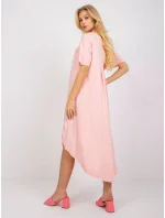 Dámske šaty RV SK R4889.09 lososové