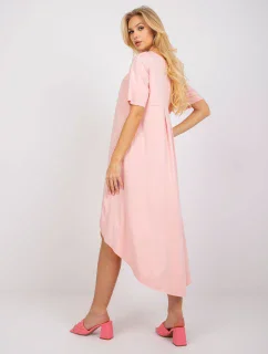 Dámske šaty RV SK R4889.09 lososové