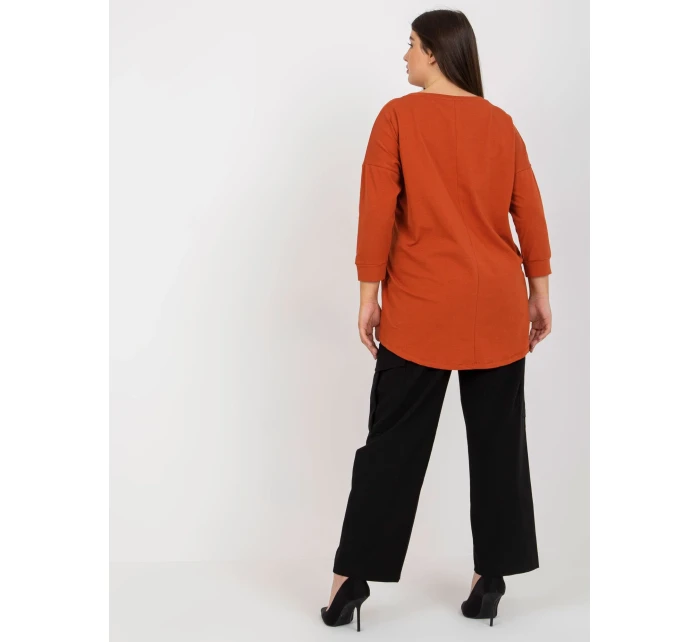 Halenka VI BZ model 17913759 tmavě oranžová - FPrice Halenka VI BZ model 17913759 tmavě oranžová - FPrice