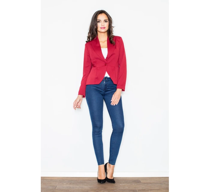 Bunda  vínová  model 18488341 - Figl