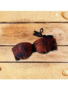 Vrchný diel plaviek BB716 Black-Orange - Selmark