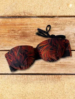 Vrchný diel plaviek BB716 Black-Orange - Selmark