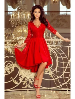 Dámske šaty 210-6 Červená - Numoco