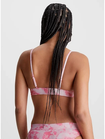 Dámská plavková podprsenka bikini růžová model 18354430 - Calvin Klein Dámská plavková podprsenka bikini růžová model 18354430 - Calvin Klein