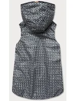 Svetlo hnedá dámska rozšírená obojstranná vesta (B8006-46)