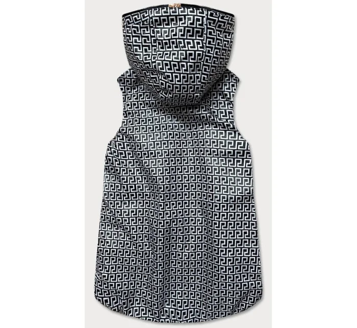 Svetlo hnedá dámska rozšírená obojstranná vesta (B8006-46)