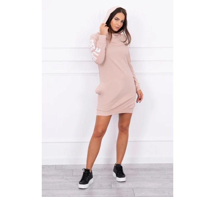 Off White pudrově béžové šaty Off White pudrově béžové šaty