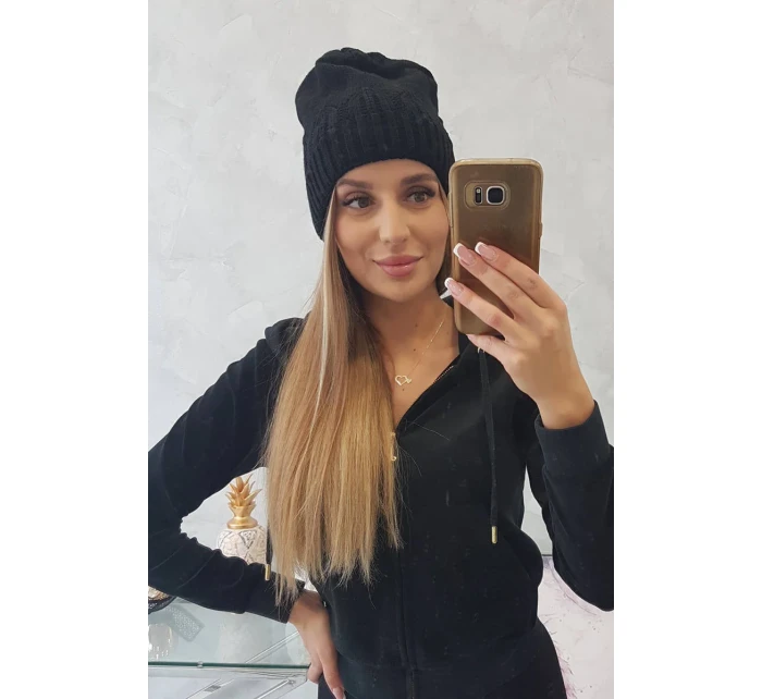 Dámska čiapka Irmina K333 čierna Dámska čiapka Irmina K333 čierna