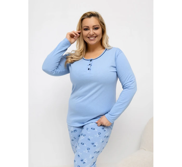 DU PI FP 510.13 svetlomodré pyžamo DU PI FP 510.13 svetlomodré pyžamo