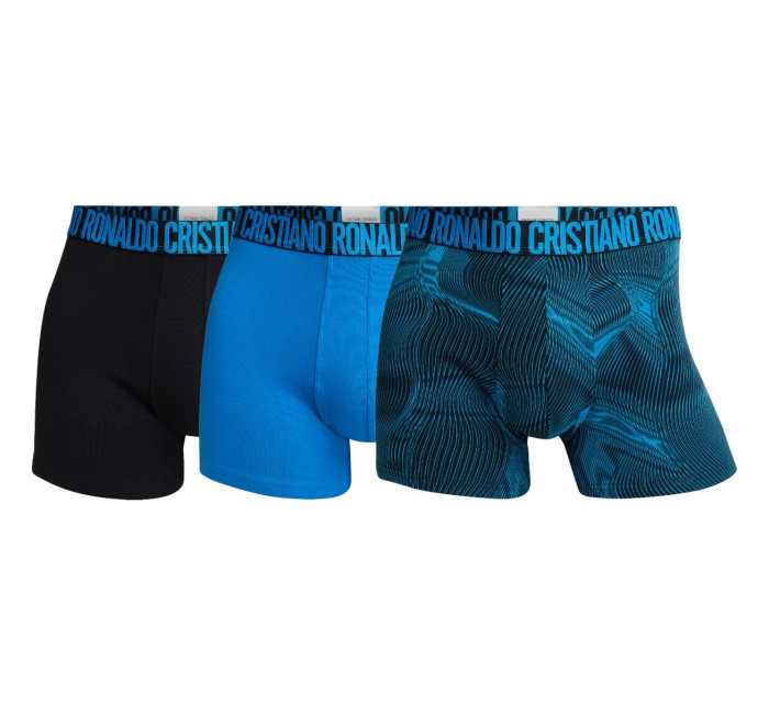 Pánske boxerky Cr7 3Pack 300-8110-49-2715 Black/Turquoise