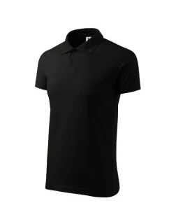Single J. pánske polo tričko čierne