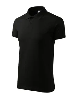 Single J. pánske polo tričko čierne