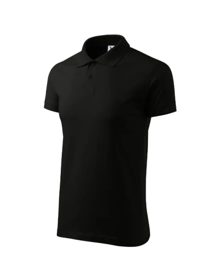 Single J. pánske polo tričko čierne
