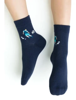 Chlapčenské vzorované ponožky 014 JEANS 29-31