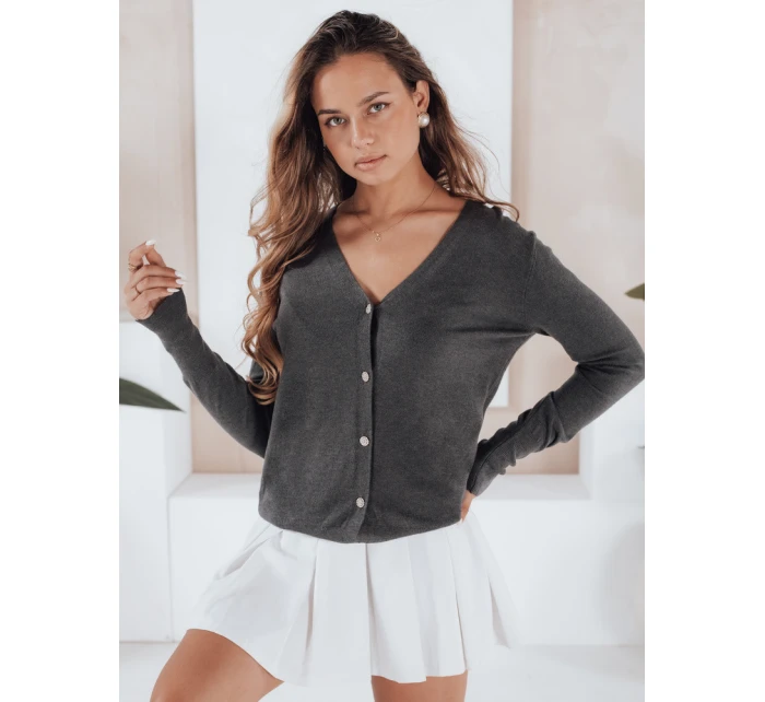 Dámský svetr tmavě šedý Dstreet model 21990963 - FashionStreet