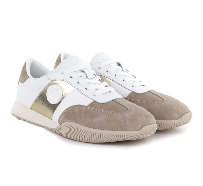 Dámske kožené poltopánky bielo-béžové Artiker 58C1113